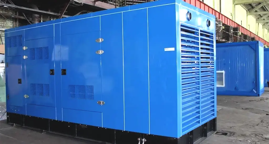 Дизель-генератор ЭТРО в кожухе двигатель Yuchai Дизель-генератор ЭТРО под капотом двигатель Yuchai