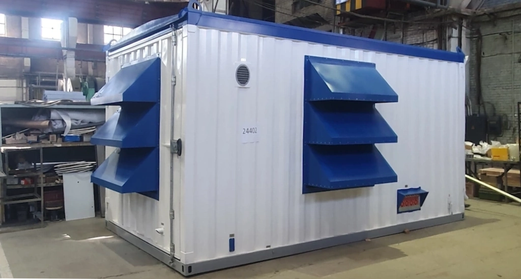 Дизельный генератор 0,4 кВ Yuchai в утепленном контейнере 250 квт